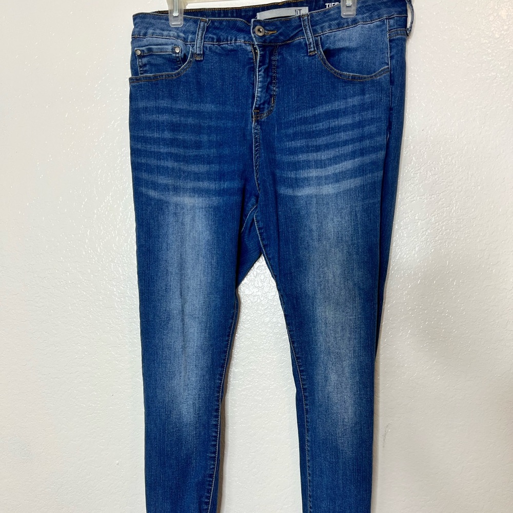 Blue Skinny Jeans, Plus